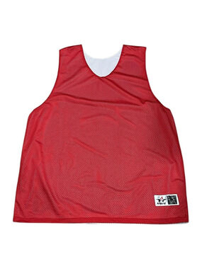 Alleson Athletic Tank Top Mens 3XL Red Mesh Reversible Basketball Gym Jersey